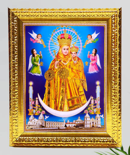Gold Frame Mary – 12″ x 14″